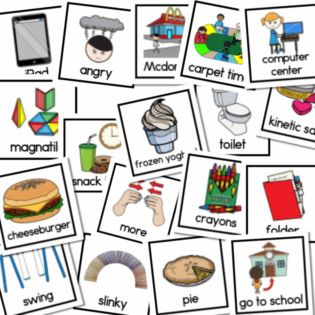 visual icons for picture exchange communication